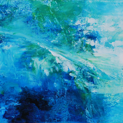 Mittagslicht, 2012, Acryl auf Leinwand, 50x150cm